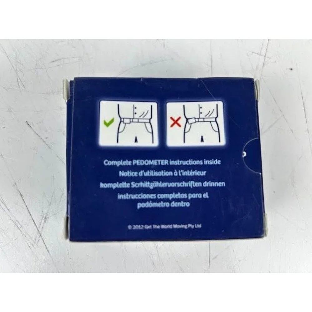 Get The World Moving - Gcc - Pedometer - Belt clip on - Selling For Parts